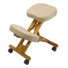 ARCHIMEDE Sgabello Ortopedico Ergonomico in Legno