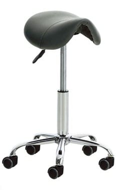 CLP Sgabello da Lavoro a Sella in Similpelle