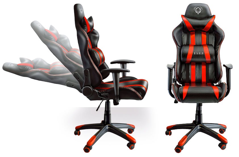 Sedia da gamig dal design sportivo da corsa, ergonomica