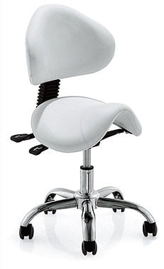 Sgabello a Sella per centri estetici, centri medici, Tattoo