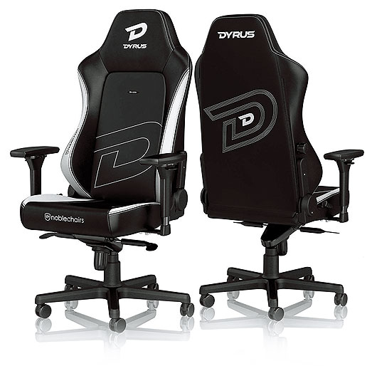 noblechairs hero dyrus - sedia da gioco ergonomica