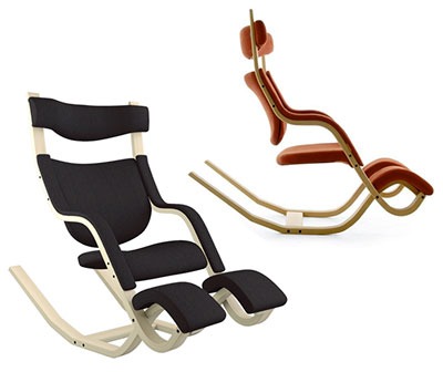 Gravity Balans di Varier - sedia a dondolo ergonomica basculante