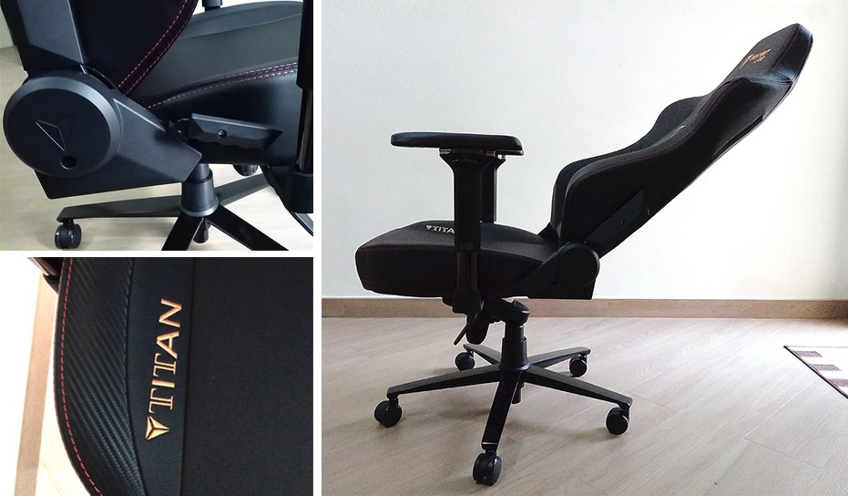 regolazioni sedia gaming Titan regolazioni sedia gaming Titan