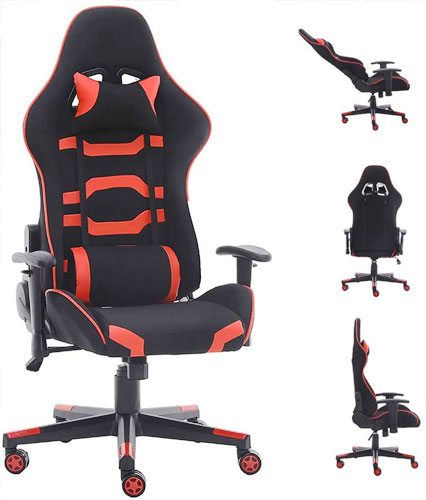 WV LeisureMaster Sedia Gaming Racing Ergonomica