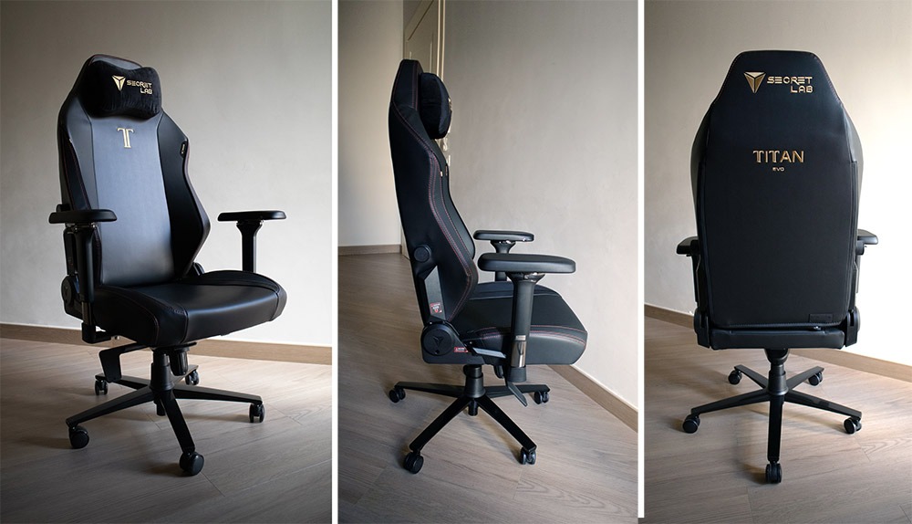 Secretlab TITAN Evo serie 2022 - Stealth Secretlab TITAN Evo serie 2022 - Stealth