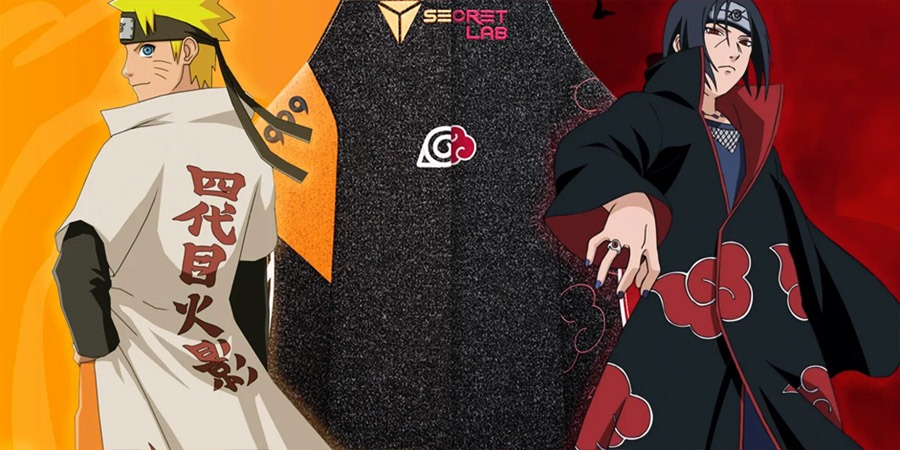 collezione Naruto Shippuden Titan Evo 2022 di Secretlab collezione Naruto Shippuden Titan Evo 2022 di Secretlab